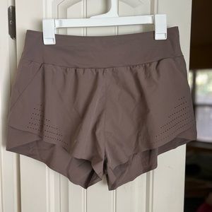 JoyLab Running Shorts w/Stretch High Waist -Mauve/Brown